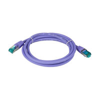 EFB RJ45 Patchk. S/FTP Cat.6A LSZH Cat.7 Rohk. 3.00m violet