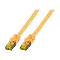 EFB RJ45 Patchk. S/FTP Cat.6A LSZH Cat.7 Rohk. 30.00m gelb