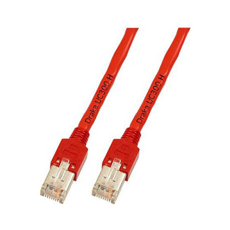EFB RJ45 Patchkabel F/UTP Cat.5e TM11 UC300 5.00m rot