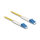 Delock LWL Kabel LC Duplex zu LC Duplex Singlemode OS2 winkelbar 1 m