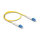 Delock LWL Kabel LC Duplex zu LC Duplex Singlemode OS2 winkelbar 1 m