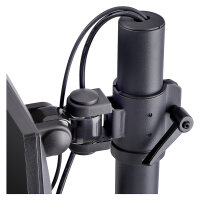 STARTECH.COM Dual Monitorhalterung 124,46cm 49Zoll fur 2 Vertikal Gestapelte Monitore 2x 16 kg VESA Bildschirmhalterung-Monitorarm