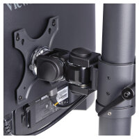 STARTECH.COM Dual Monitorhalterung 124,46cm 49Zoll fur 2 Vertikal Gestapelte Monitore 2x 16 kg VESA Bildschirmhalterung-Monitorarm