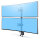 STARTECH.COM Dual Monitorhalterung 124,46cm 49Zoll fur 2 Vertikal Gestapelte Monitore 2x 16 kg VESA Bildschirmhalterung-Monitorarm