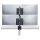 STARTECH.COM Dual Monitorhalterung 124,46cm 49Zoll fur 2 Vertikal Gestapelte Monitore 2x 16 kg VESA Bildschirmhalterung-Monitorarm