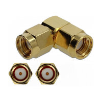 Delock Adapter RP-SMA Stecker zu RP-SMA Stecker 90°...