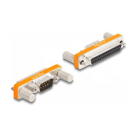 Delock Adapter D-Sub 9 Pin Stecker mit Muttern zu D-Sub...
