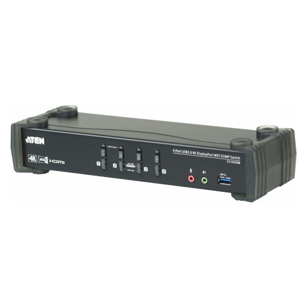 ATEN CS1924M 4-Port USB 3.0 4K DisplayPort MST KVM Switch