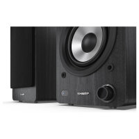 Bookshelf Speakers, 2-way, 2.0 channels, wired and wireless, 60 W, black