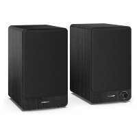 Bookshelf Speakers, 2-way, 2.0 channels, wired and wireless, 60 W, black