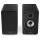 Bookshelf Speakers, 2-way, 2.0 channels, wired and wireless, 60 W, black