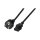 EFB Netzkabel Schutzkontakt 180°-C13 180°,sw,2,0m,3x0.75mm