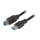 EFB USB3.0 Anschlusskabel A-B,St-St,3m,schwarz,Premium