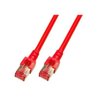 EFB RJ45 Patchkabel S/FTP Cat.6 LSZH 10.00m rot