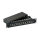 Mini-Patchpanel STP 12xRJ45 Cat.6A,10" 1HE,grau