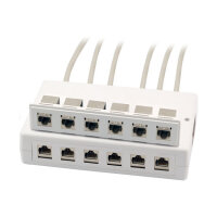 EFB Keystone Verteilerbox Aufputz 6/12 Port