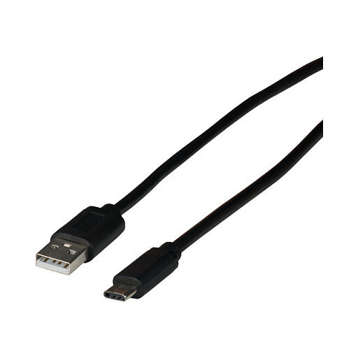 EFB USB2.0 Anschlusskabel A-C,St.-St.,1m, 480Mbit 3A