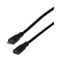 EFB USB3.2 Gen2 Verlängerungskabel C-C St-Bu, 1m,...
