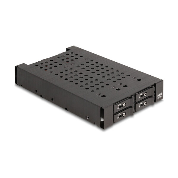 3.5? Wechselrahmen für 4 x M.2 NVMe SSD mit OcuLink SFF-8612 Anschluss