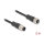 Delock M12 Kabel A-kodiert 8 Pin Stecker zu Buchse PVC 2 m