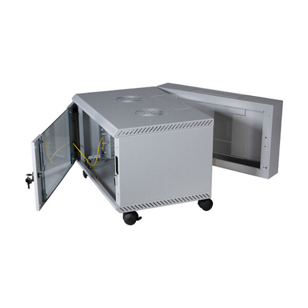 EFB 19" Wandgehäuse 21HE, fest, 1-teilig, RAL9005, Tiefe 600 mm
