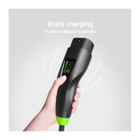 Green Cell Habu EV-Ladestation 7m 2-in-1 11kw Black