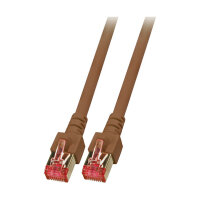 EFB RJ45 Patchkabel Cat.6 S/FTP LSZH braun 30m