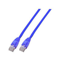 EFB RJ45 Patchkabel Cat.6 U/UTP LSZH CCA blau 2m