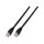 EFB RJ45 Patchkabel Cat.6 U/UTP LSZH CCA schwarz 3m