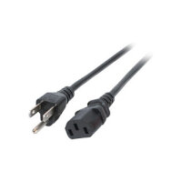 EFB Netzleitung USA/NEMA 5-15P - C13 180, schwarz, 1,8m,...