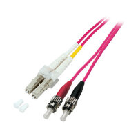 EFB Duplex Patchkabel LC-ST OM4 1m LSZH 2mm erikaviolett