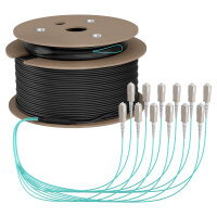 EFB Trunkkabel U-DQ(ZN)BH OM3 12G (1x12) SC-SC 110m Dca LSZH