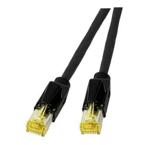 EFB RJ45 Patchkabel Cat.6A S/FTP LSZH Draka UC900 TM31 schwarz 50m