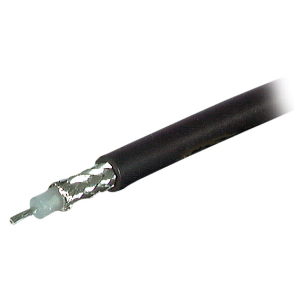 EFB Koaxialkabel RG58 C/U, 50 Ohm schwarz, PVC, 100m Ring