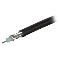 EFB Koaxialkabel RG58 C/U, 50 Ohm schwarz, PVC, 100m Ring