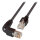 EFB RJ45 Patchkabel Cat.5e S/UTP PVC TM11 1x90 schwarz 0,25m