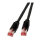 EFB RJ45 Patchkabel Cat.6A S/FTP LSZH Draka UC900 TM21 schwarz 0,25m