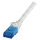 EFB RJ45 Patchkabel Cat.6A U/UTP LSZH Premium 500MHz grau 0,15m