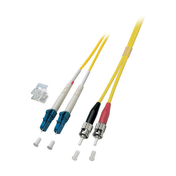 EFB Duplex Patchkabel LC-ST OS2 G652D 15m LSZH 2mm gelb