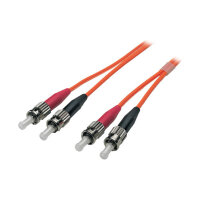 EFB Duplex Patchkabel ST-ST OM1 1m LSZH 3mm orange