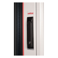 ROLINE 19-Zoll Netzwerkschrank Basic 22 HE, 800x800 BxT Glastr grau