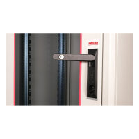 ROLINE 19-Zoll Netzwerkschrank Basic 22 HE, 600x600 BxT Glastr grau