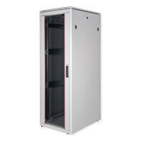 ROLINE 19-Zoll Netzwerkschrank Pro 36 HE, 600x800 BxT Glastr grau