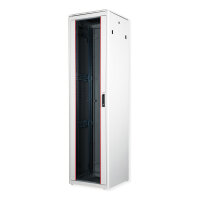 ROLINE 19-Zoll Netzwerkschrank Pro 47 HE, 600x600 BxT Glastr grau