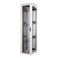 ROLINE 19-Zoll Netzwerkschrank Pro 47 HE, 600x600 BxT Glastr grau