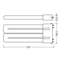 Osram DP COMP TH 1500 V 62W 840 IP66 Feuchtraumleuchte DP...