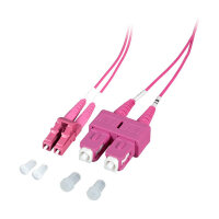 EFB Duplex Patchkabel LC-SC OM4 3m LSZH 1,2mm erikaviolett