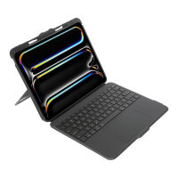TARGUS Versavu - Tastatur und Folio mit Trackpad - kabellos - Bluetooth 5.0 - QWERTY - GB - Schwarz