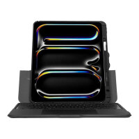 TARGUS Versavu - Tastatur und Folio mit Trackpad - kabellos - Bluetooth 5.0 - QWERTY - GB - Schwarz