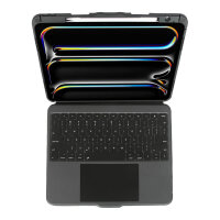 TARGUS Versavu - Tastatur und Folio mit Trackpad - kabellos - Bluetooth 5.0 - QWERTY - GB - Schwarz